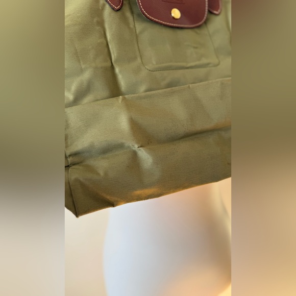 Longchamp Vintage Le Pliage Green Cabas - Picture 10 of 14